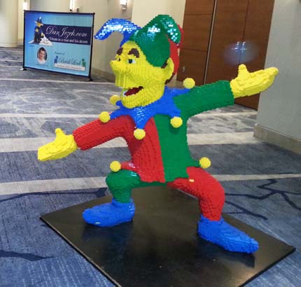 Court Jester made of LEGO