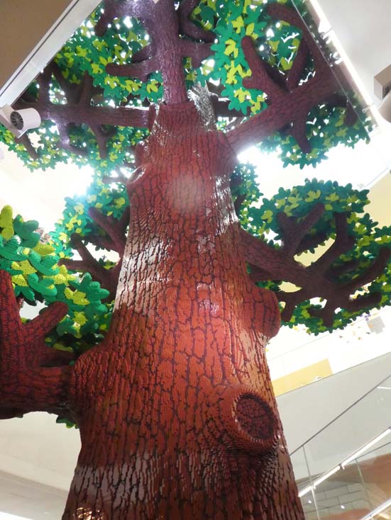 The creativity tree looking upward into its branches