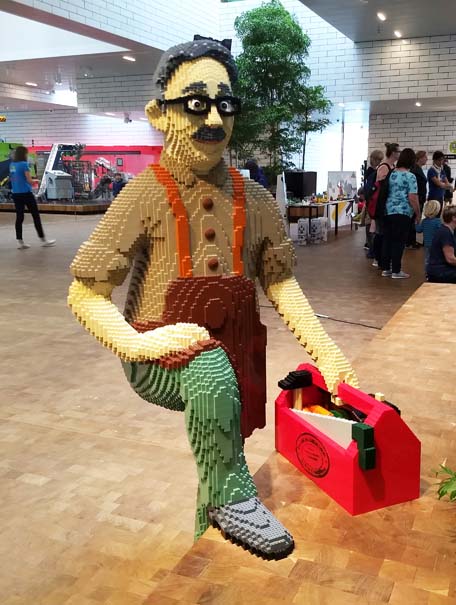 effigy of LEGO family member