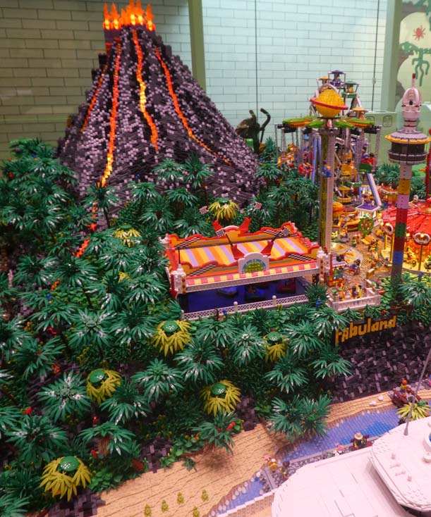 Volcano MOC at LEGO House