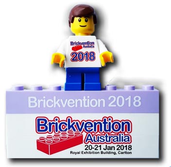 Brickvention minifig for 2018
