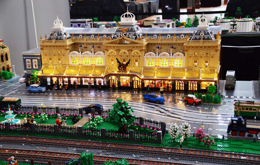 The massive Melbourne Opera House in LEGO bricks