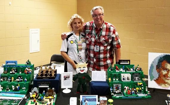 Our table at Brickworld